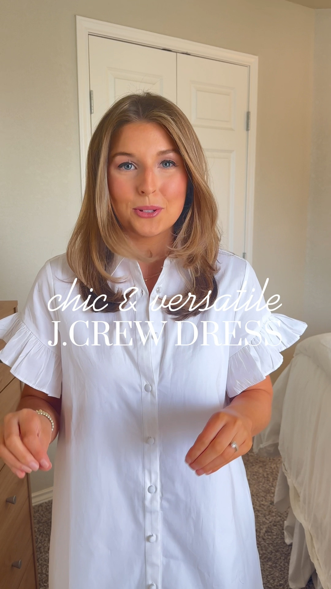 This dress is back in stock! I’m wearing an XS but ended up exchanged for XXS — could do either :) 

Spring dress // shirtdress // 

#LTKstyletip