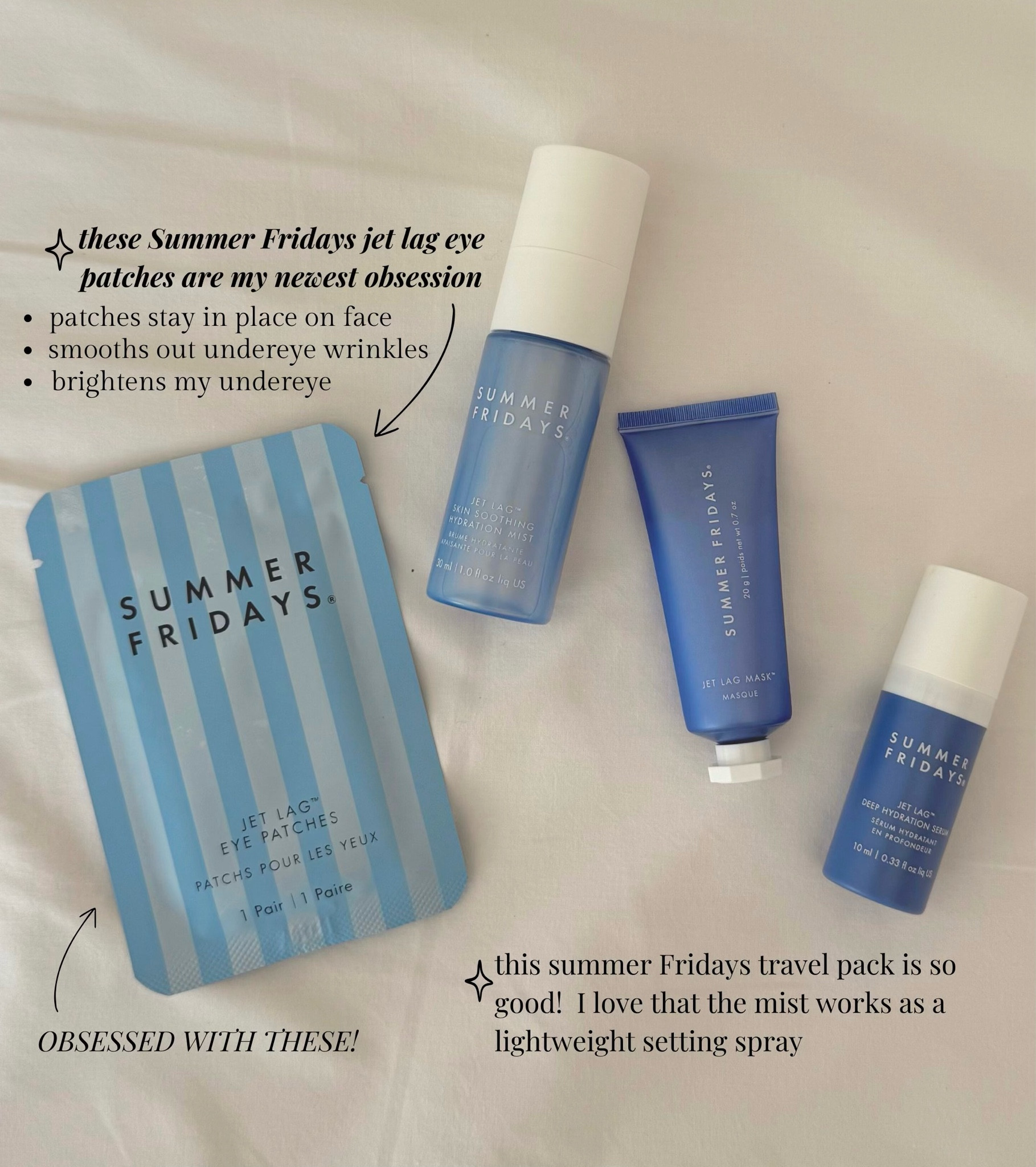 ON SALE! 20% off 〰️I’m obsessed with these new summer Fridays eye patches! They’re one of my top must haves from the sale - they stay in place on my face, smooth out under eye wrinkles & brighten my under eye 

Sale starts today 4/4 for Sephora Rouge Beauty Insider members! Use code: SAVEMORE ✨

Sephora sale, beauty routine, summer Fridays eye patch

#LTKFindsUnder50 #LTKBeauty #LTKSaleAlert