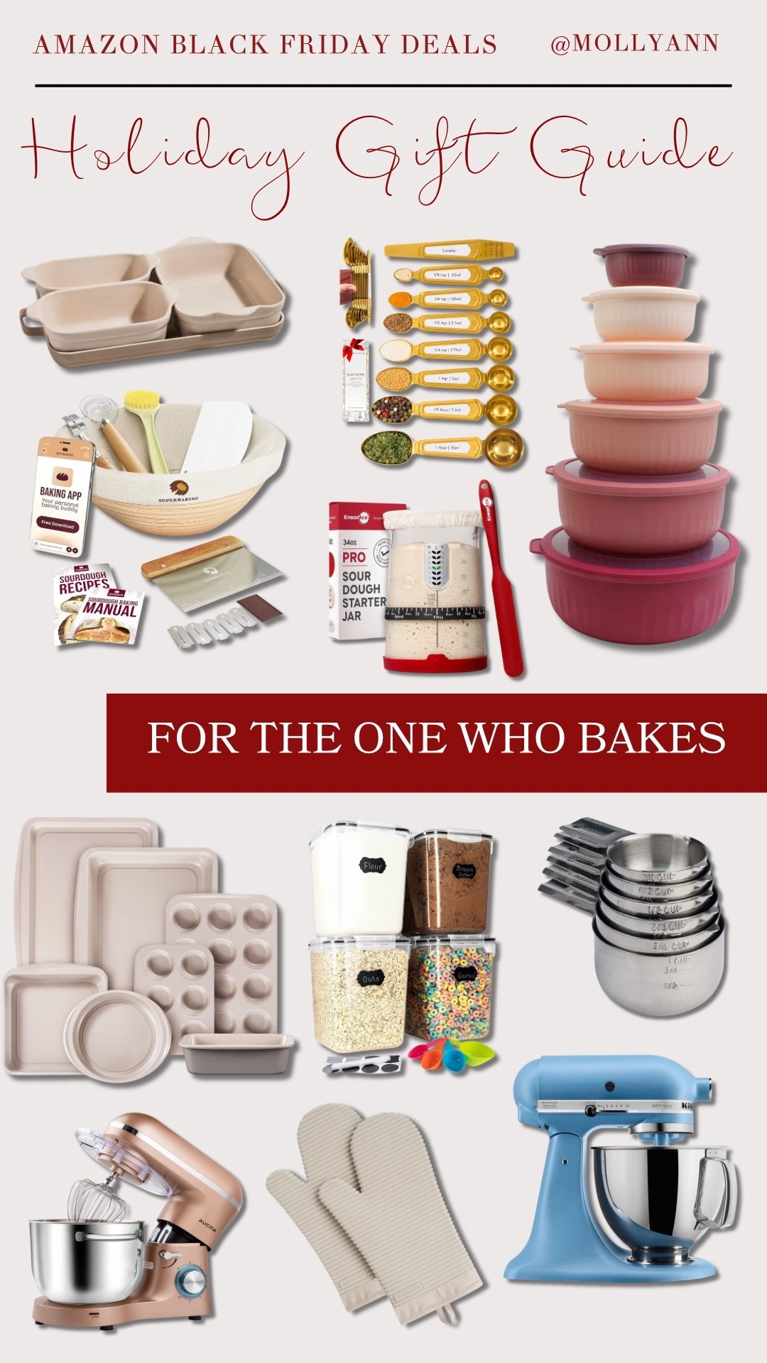 Amazon Black Friday deals: Holiday gift guide for the one who bakes! 

#LTKSaleAlert #LTKGiftGuide