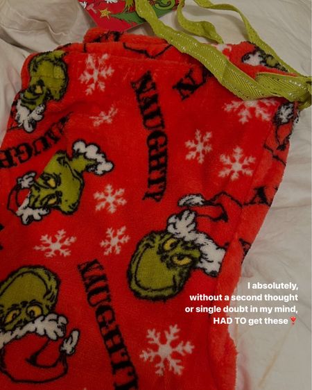 Grinch fleece Christmas pajamas ❣️

#LTKHoliday #LTKfindsunder50