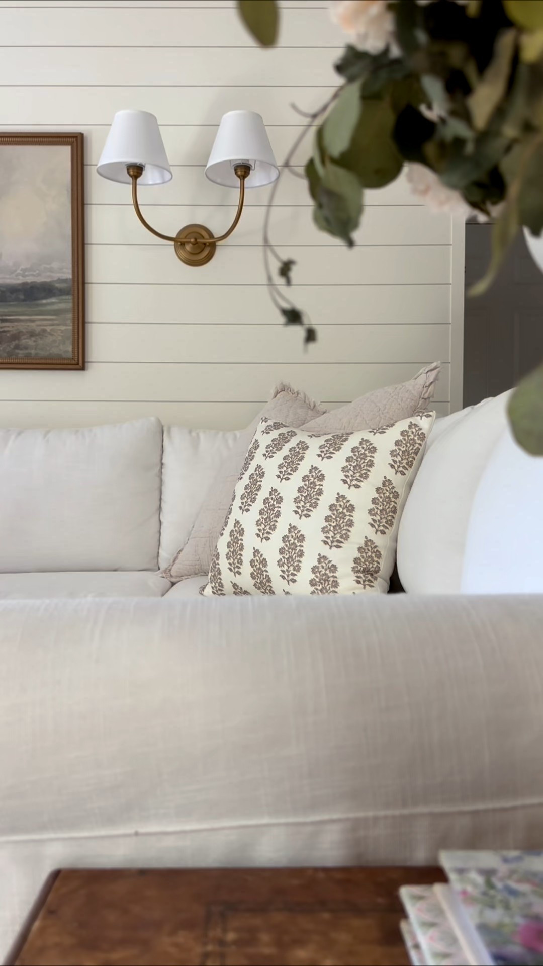 Updating the living room with our new block print pillow covers. 

#LTKFindsUnder100 #LTKHome