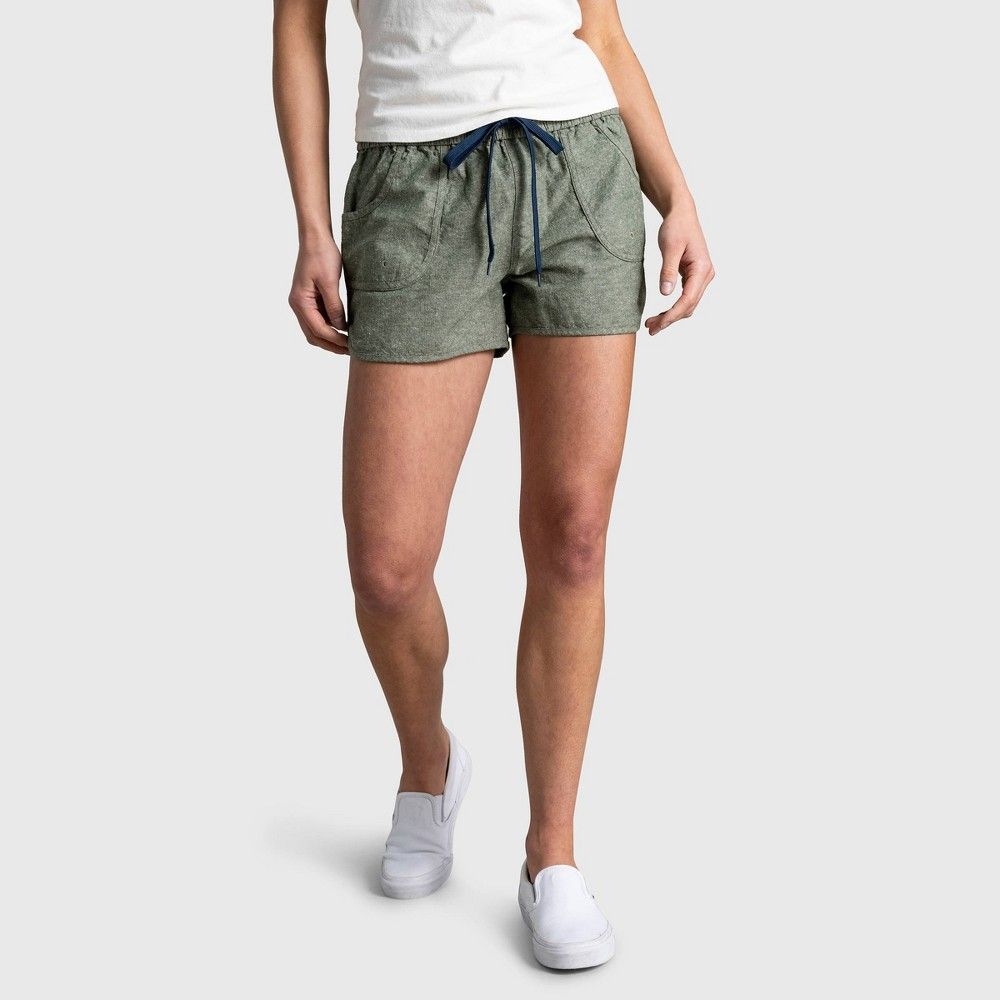 United By Blue Women's 3"" Organic Pull-On Shorts - Hunter Green - S | Target