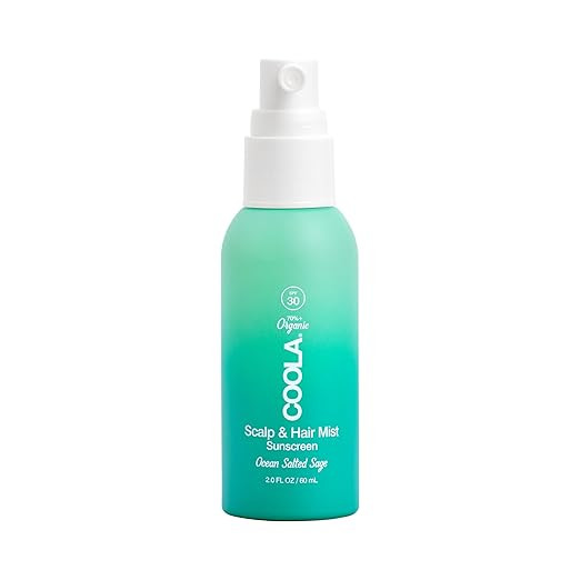 COOLA Organic Scalp Spray & Hair Sunscreen Mist with SPF 30, Dermatologist Tested Hair Care for D... | Amazon (US)