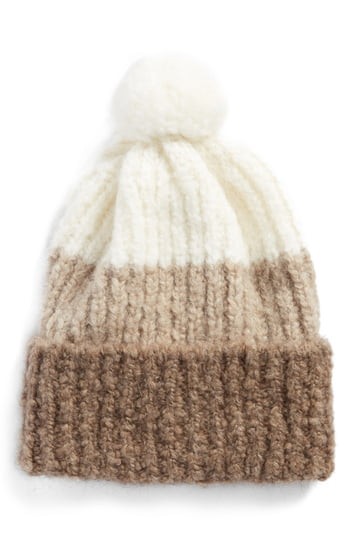 Women's Ugg Lofty Tricolor Pom Beanie - | Nordstrom
