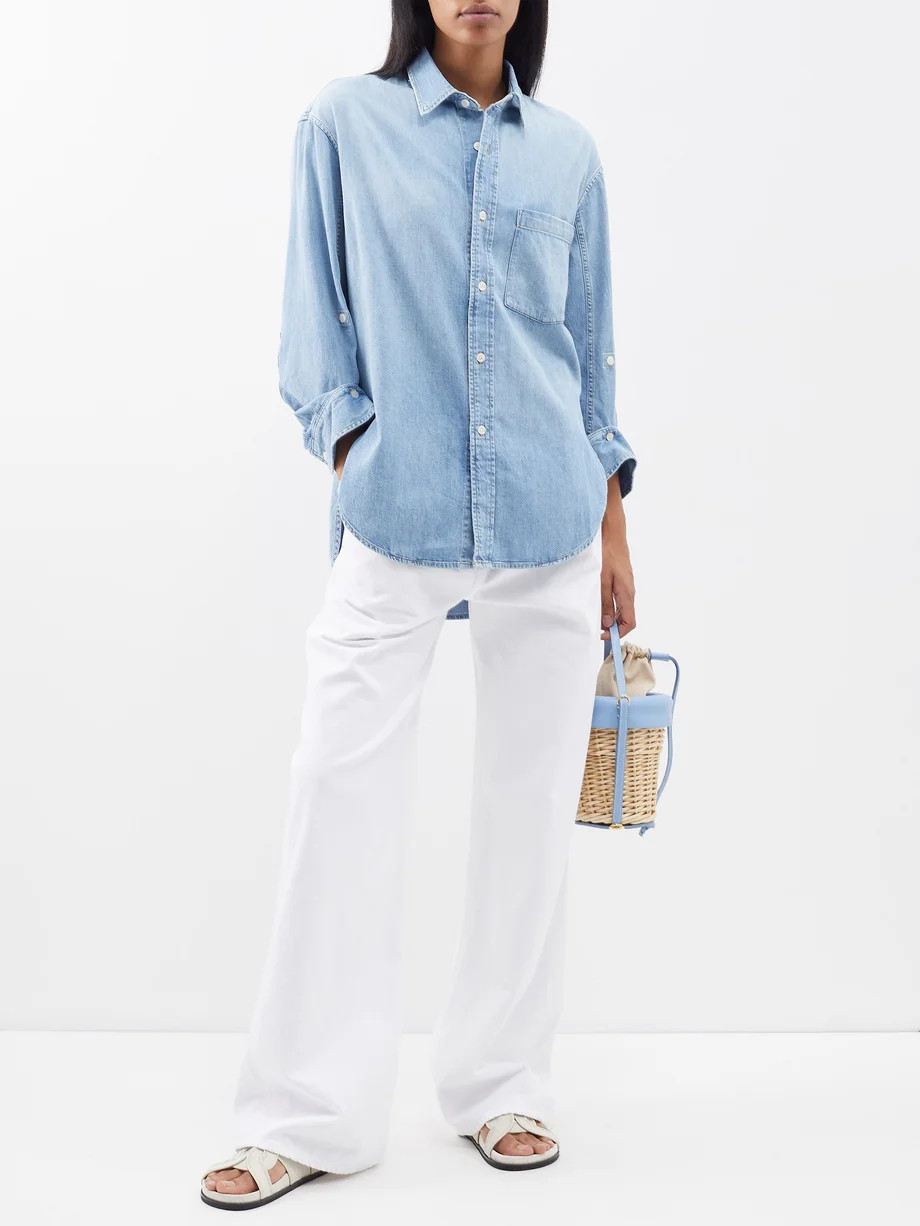 Kayla denim oversized shirt | Matches (APAC)