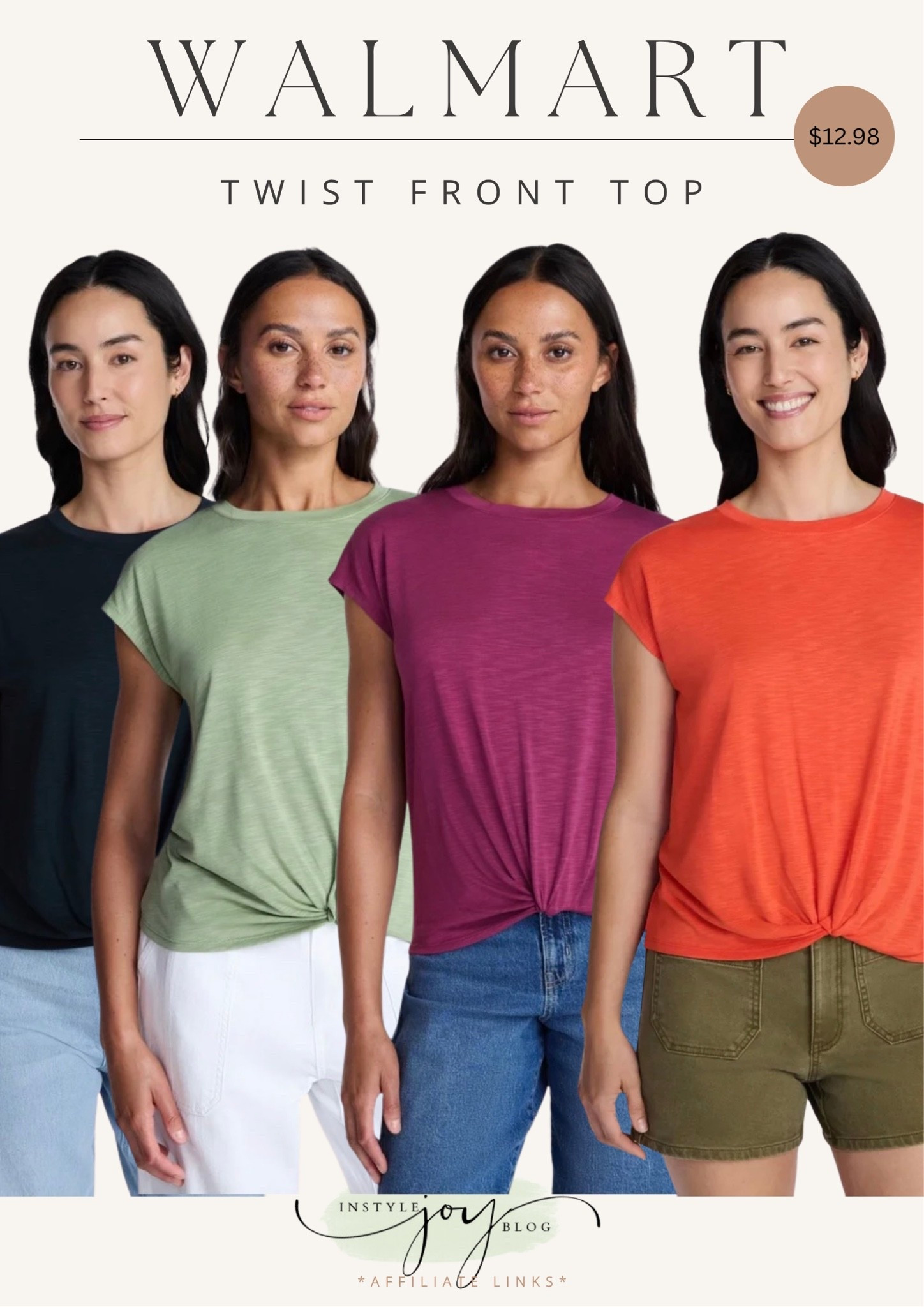 Walmart $13 Time and Tru Women's Twist Front Top, Sizes XS-XXXL

#LTKWorkwear #LTKSeasonal #LTKootd
