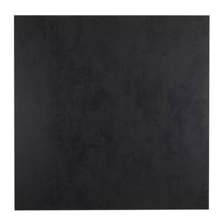 Basics Charcoal 24 in. x 24 in. Matte Porcelain Floor and Wall Tile (15.49 sq. ft./Case) BAFL0824... | The Home Depot