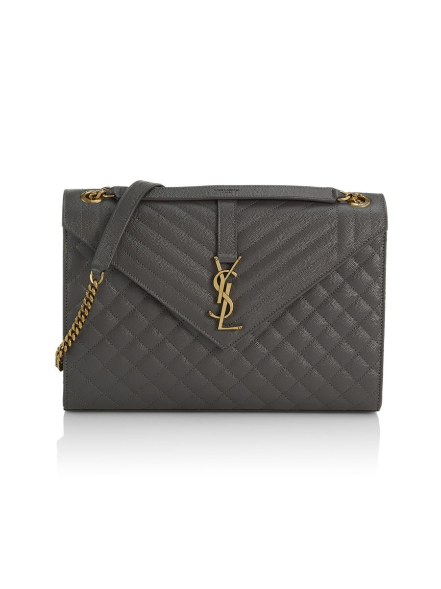 Large Envelope Monogram Matelassé Leather Shoulder Bag | Saks Fifth Avenue