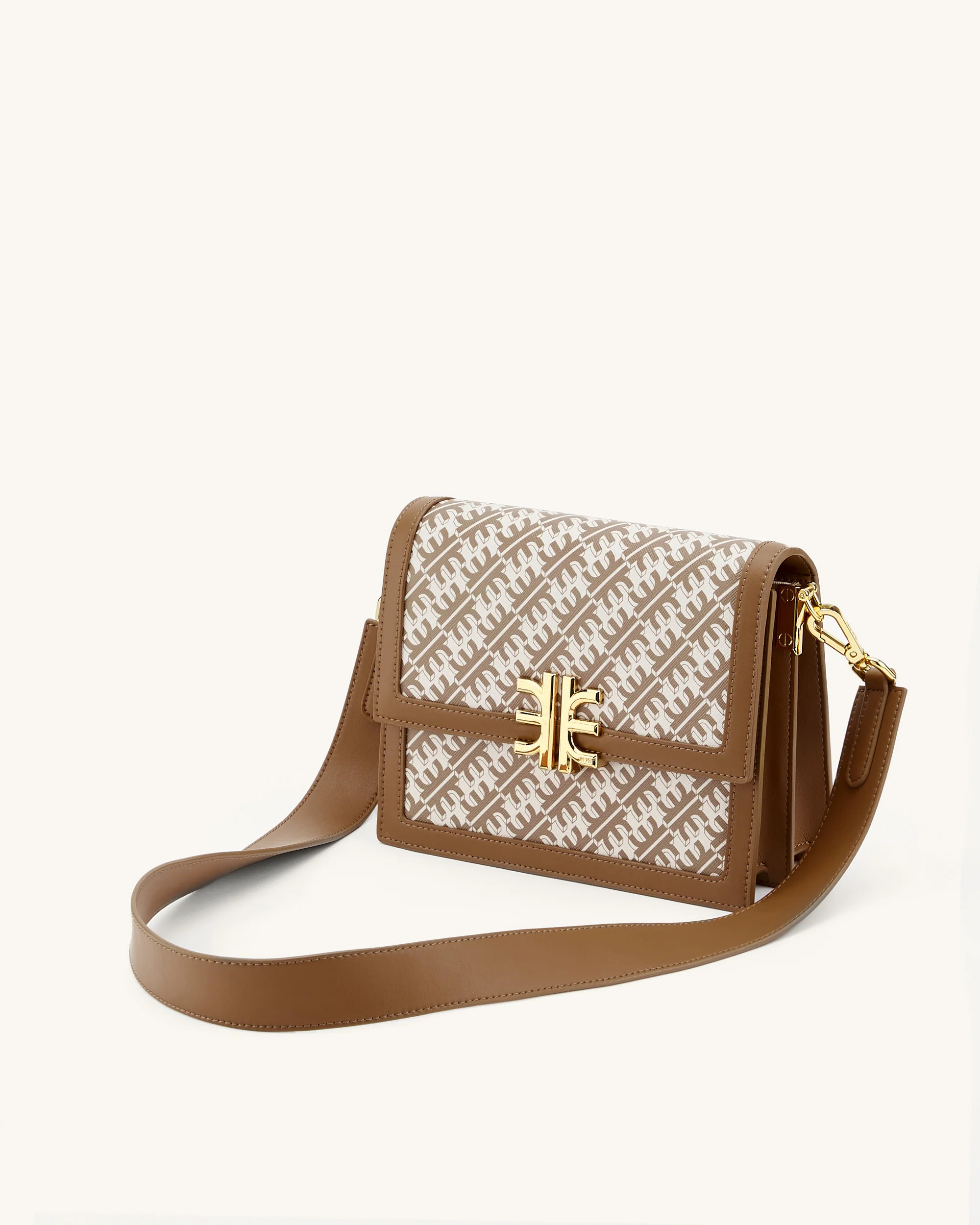 FEI Mini Flap Crossbody - Brown | JW PEI US