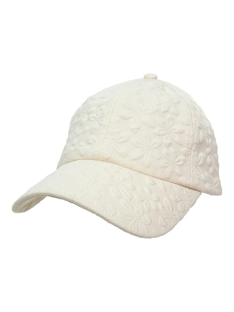 Time and Tru Women’s Floral Quilted Baseball Hat | Walmart (US)