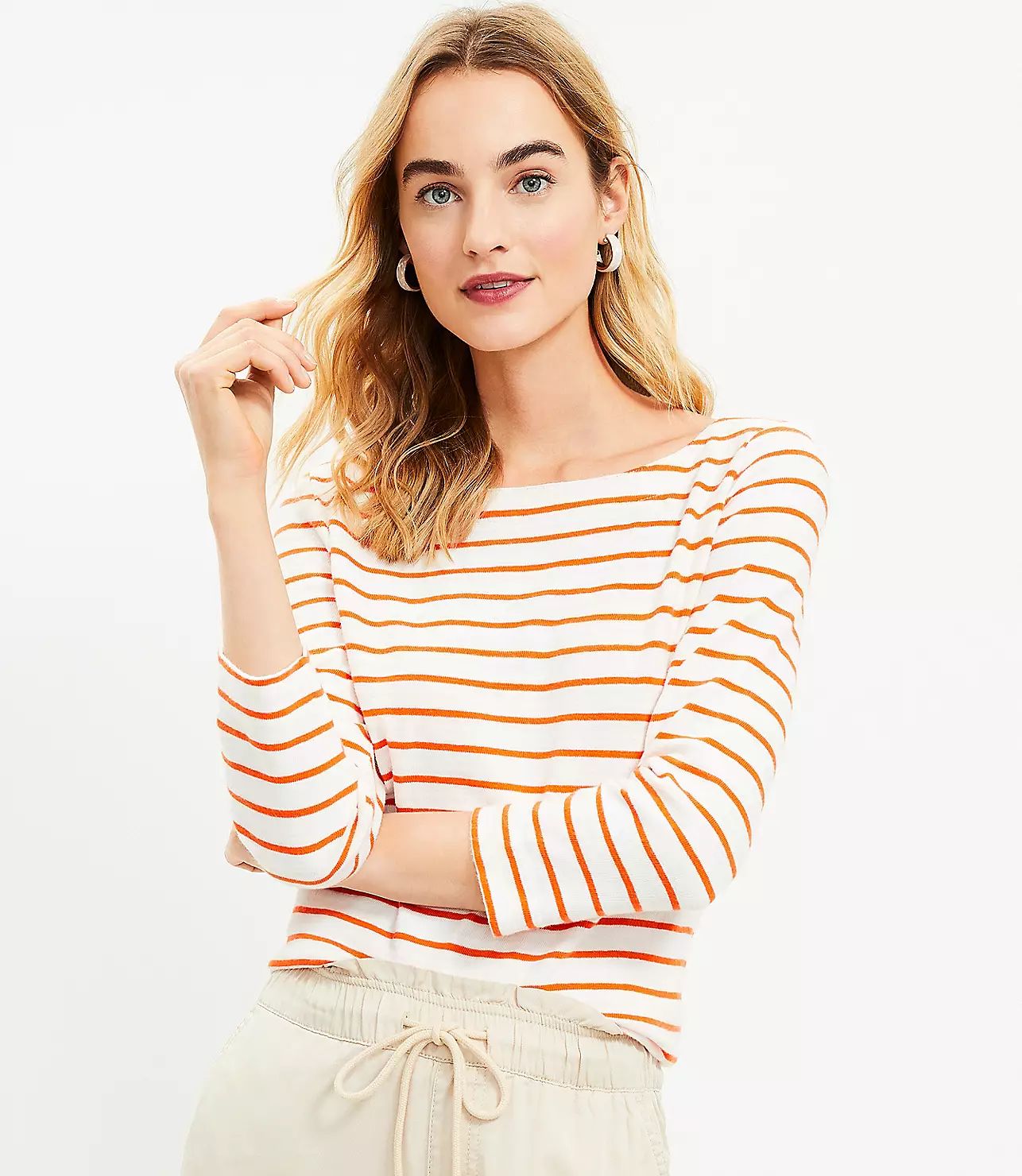 Striped Harbor Tee | LOFT