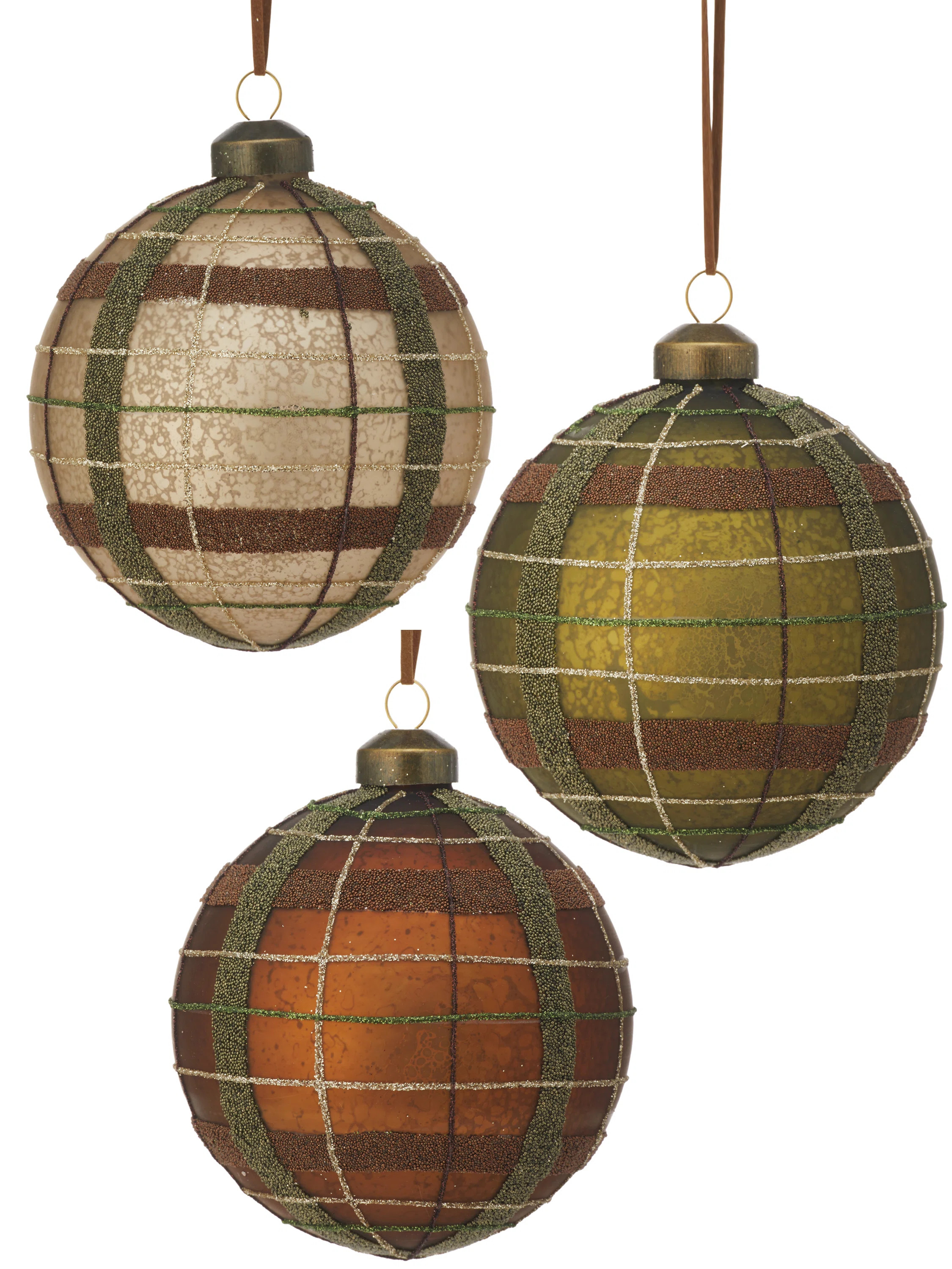 The Holiday Aisle® Jaqual The Holiday Aisle® Plaid Ball Ornament | Wayfair | Wayfair North America