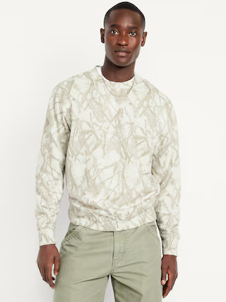 Loose Printed Rotation Crew-Neck Sweatshirt | Old Navy (US)