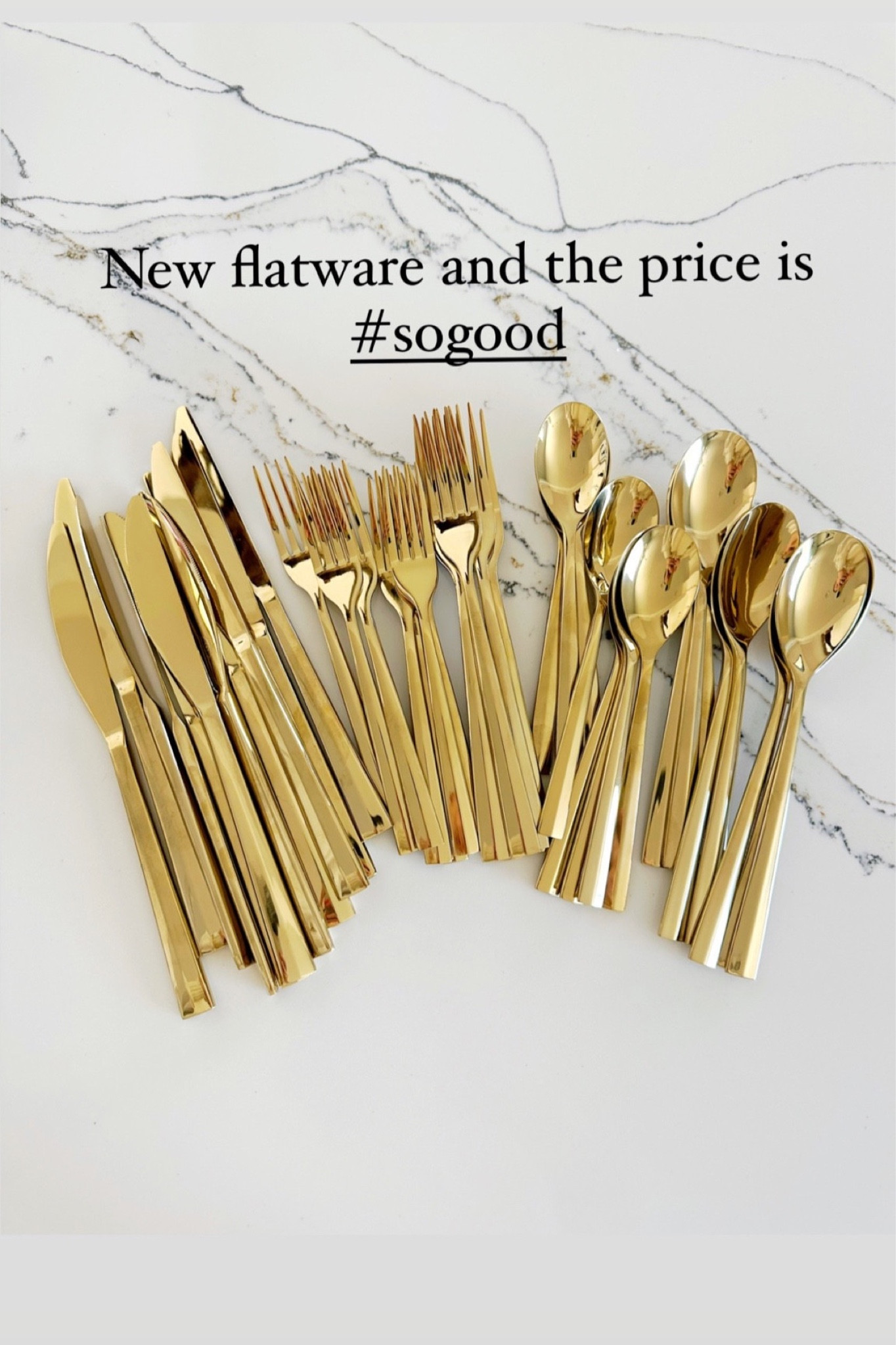 I’m so happy with my new flatware. The quality and price is #sogood! 

#LTKhome #LTKfamily #LTKunder50