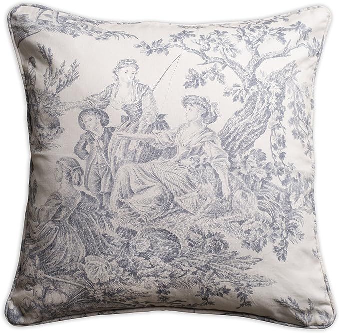 Maison d' Hermine Decorative Cushion Cover 100% Cotton 20"x20" Throw Couch Cover Square Pillowcas... | Amazon (US)