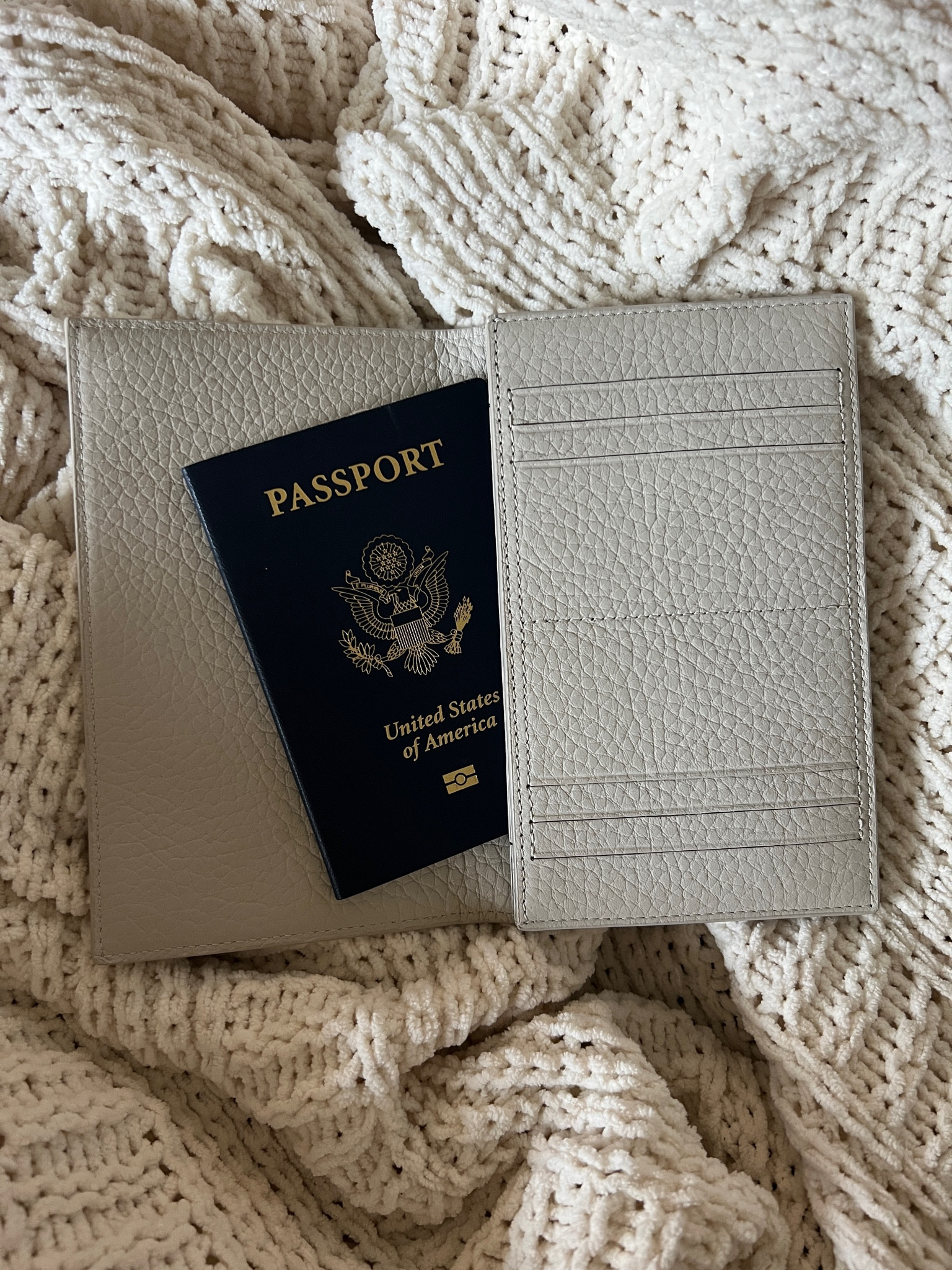 Loving this new passport holder, with space for credit cards and cash. 

#LTKunder100 #LTKtravel