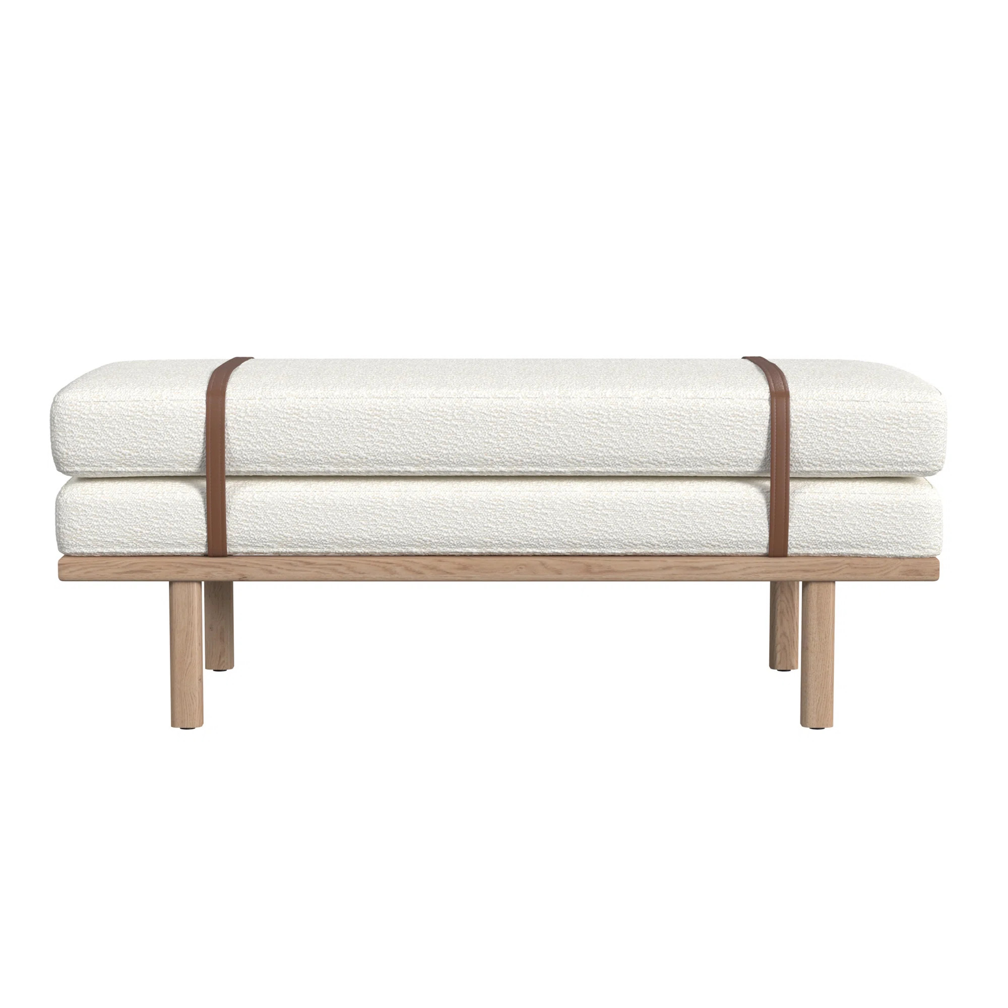 Wade Logan® Azayvion Upholstered Bench with Wood Base & Reviews | Wayfair | Wayfair North America