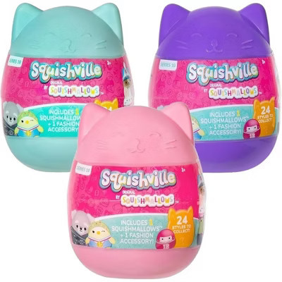 Squishmallows Squishville Mini Mystery Plush (3 Pack) Collectible Soft & Squishy Blind Capsules- Great Gift for Boys, Girls & Kids | Target