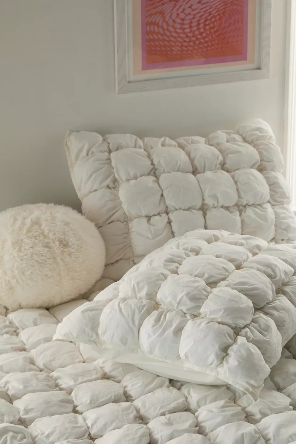 Marshmallow Puff Sham Set | Urban Outfitters (US and RoW)
