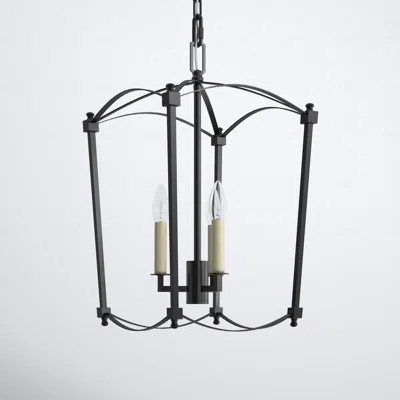Olive 3-Light Metal Dimmable Lantern Chandelier | Wayfair North America