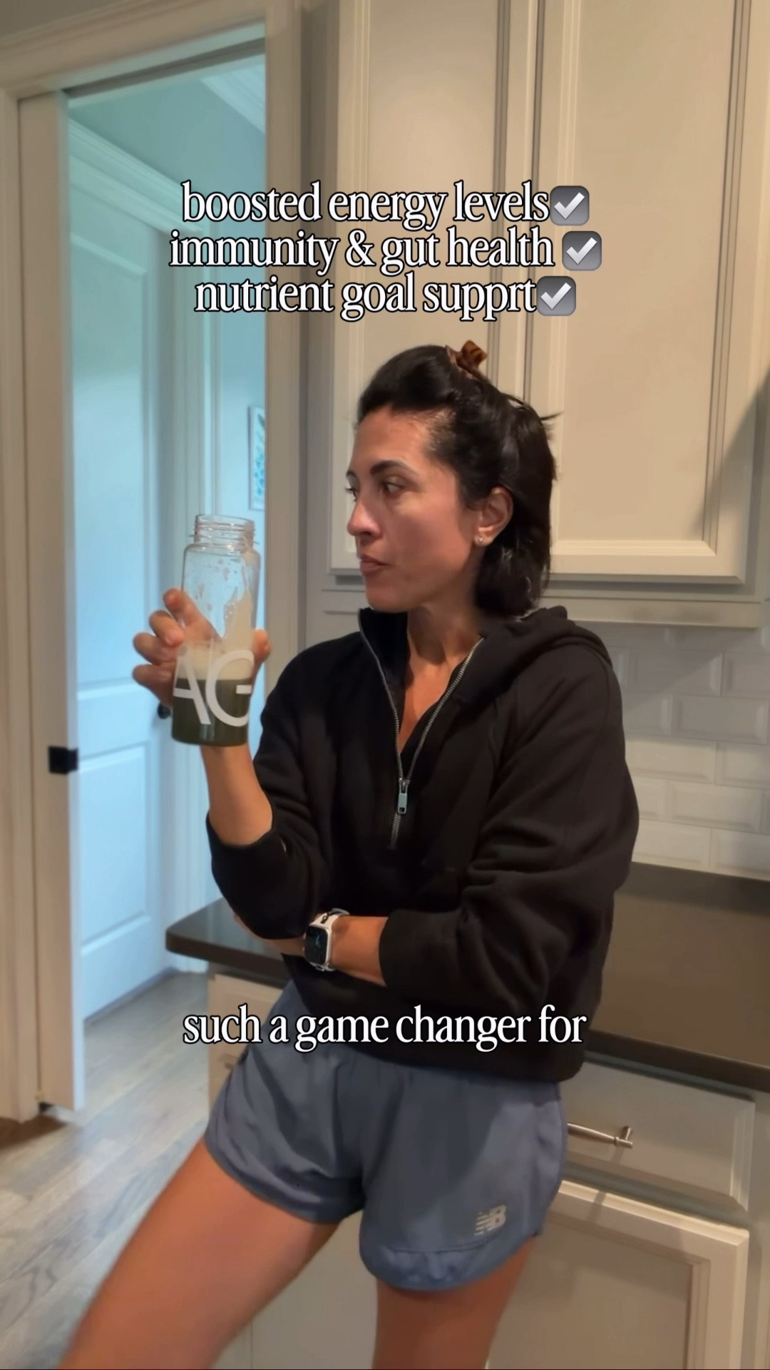 Daily wellness doesn’t have to be complicated. 💚 @drinkag1 has been part of my morning routine since December. It’s one habit I’ve actually stayed consistent with. (And yes… this video audio is silly but my love for this daily supplement is real!)

I love starting my day with a scoop of AG1 because it helps me cover my daily vitamins, minerals, probiotics, prebiotics, and whole-food sourced nutrients in one simple drink. It’s become my go-to for supporting healthy digestion, gut health, immune health, energy, and overall wellness—especially on busy mornings when life gets hectic.

✨ Limited-time welcome offer: Through the end of July, your first AG1 subscription includes a FREE AG1 Welcome Kit with a premium travel bottle and 7 FREE travel packs, making it easy to stay on track whether you’re at home, traveling, or heading to the gym.

If you’ve been looking for an easy way to simplify your wellness routine, support healthy habits, and invest in your long-term health, this is a great time to start.

Shop my link for all the details! 💚

#AG1 #DailyWellness #MorningRoutine #GutHealth #DigestiveHealth #ImmuneSupport #HealthyHabits #WellnessJourney #DailyNutrition #Probiotics #Vitamins #HealthyLifestyle #LTKWellness #WellnessEssentials #HealthyLiving

#LTKfitnessgoals #LTKmorningroutine #LTKOver40