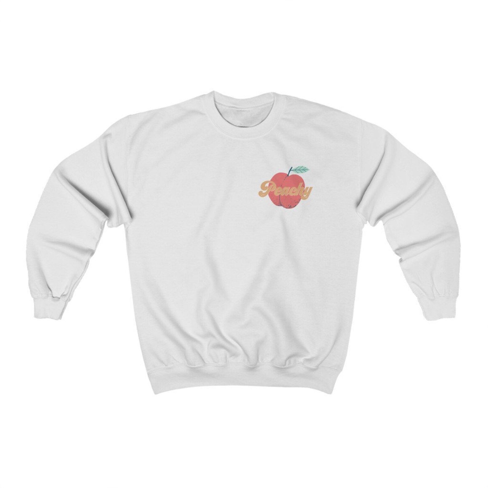 Peachy Pocket Crewneck Sweatshirt  Georgia Peach Shirt  Cute - Etsy | Etsy (US)