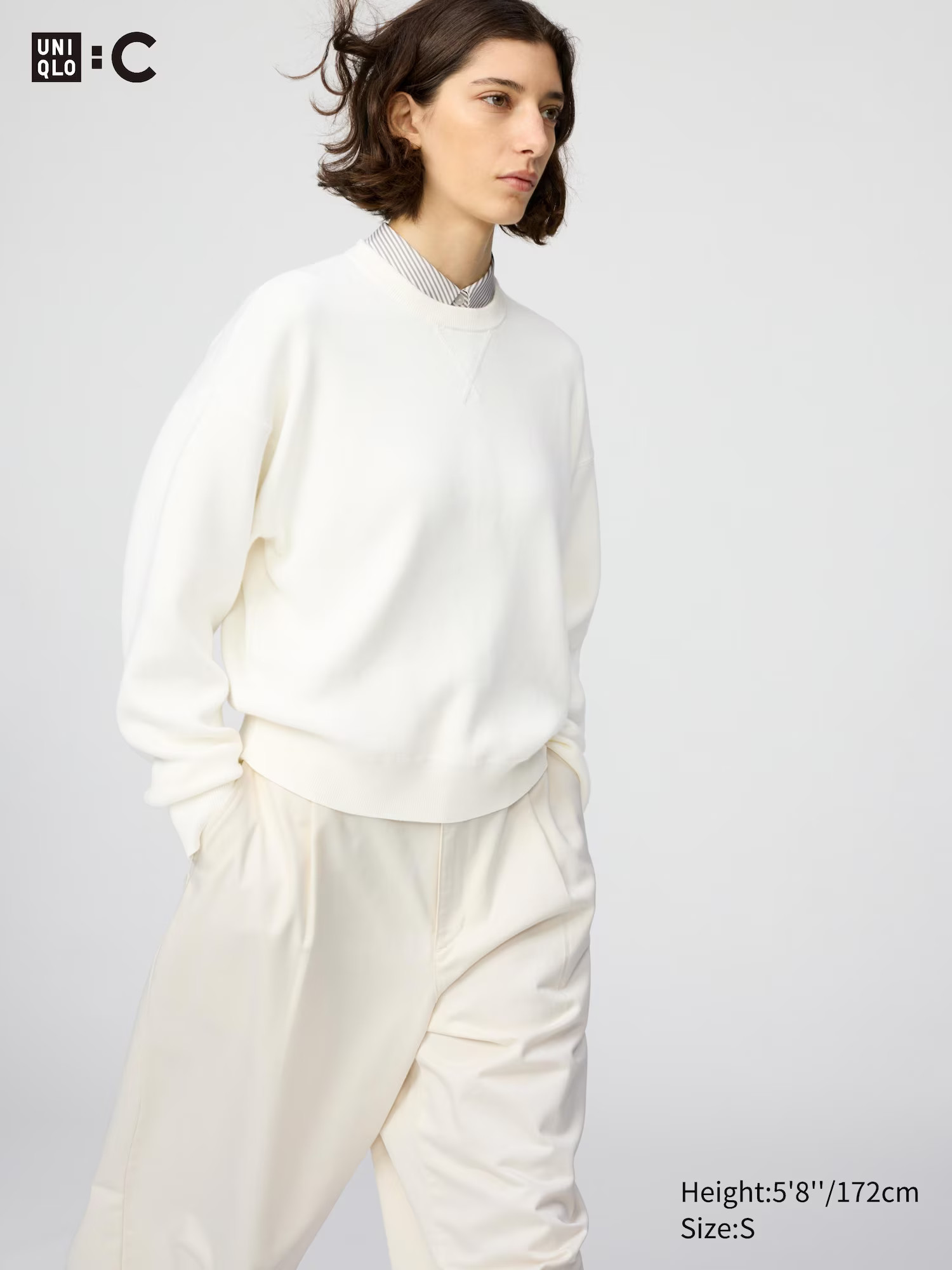 Smooth Cotton Crew Neck Jumper | UNIQLO (UK)