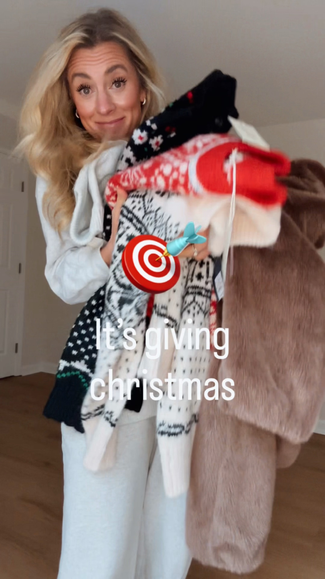 Target haul try on
Small in all sweaters

#LTKFindsUnder50 #LTKHoliday #LTKgrwm