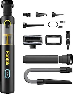 Fanttik Slim V8 Apex Cordless Car Vacuum, 19000PA Suction Power, 4 in 1 Portable Mini Vacuum, Typ... | Amazon (US)