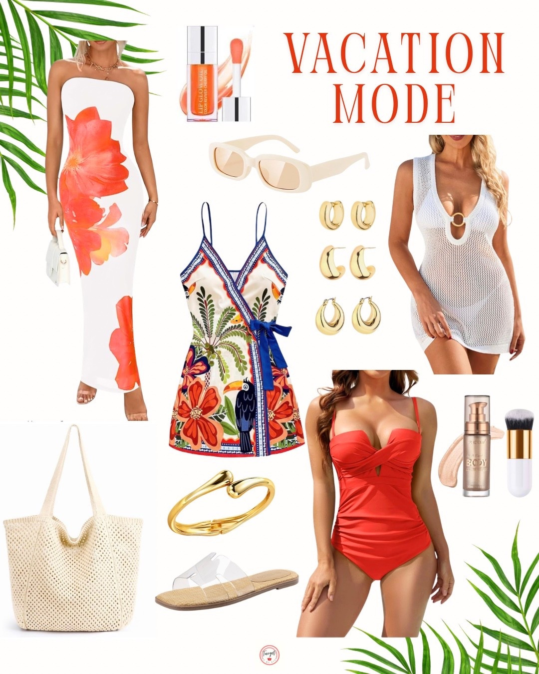 Amazon Vacation Mode Vacation Outfit Ideas in orange and white dresses, bikinis, coverup dresses, travel essentials, and jewelry #amazonstyle #vacationoutfits #travellooks 

#LTKootd #LTKTravel #LTKFindsUnder50