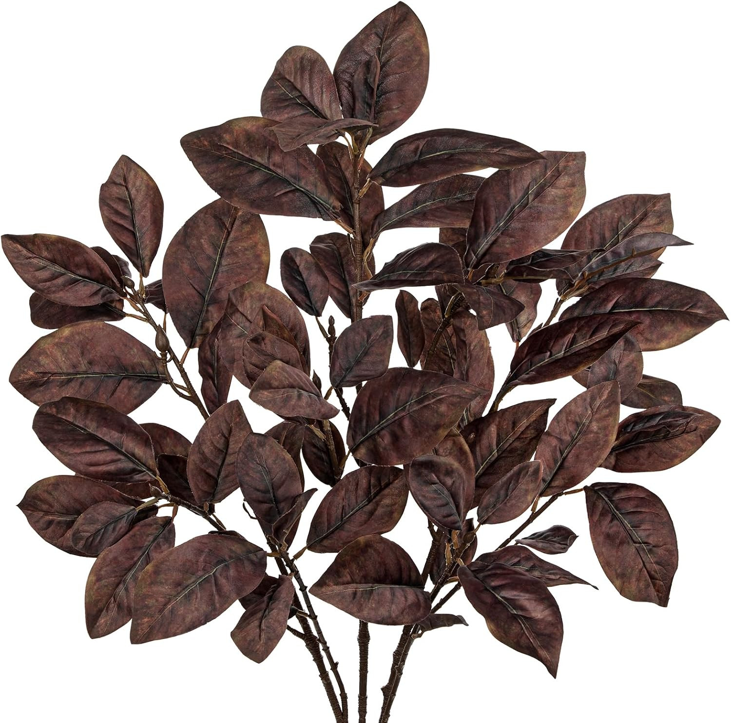 Briful 3 Pack Faux Magnolia Stems, 39.4 Inch for Tall Vase | Amazon (US)