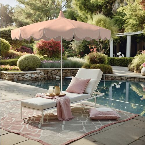 Billow Pagoda Patio Umbrella, Sunbrella | One Kings Lane