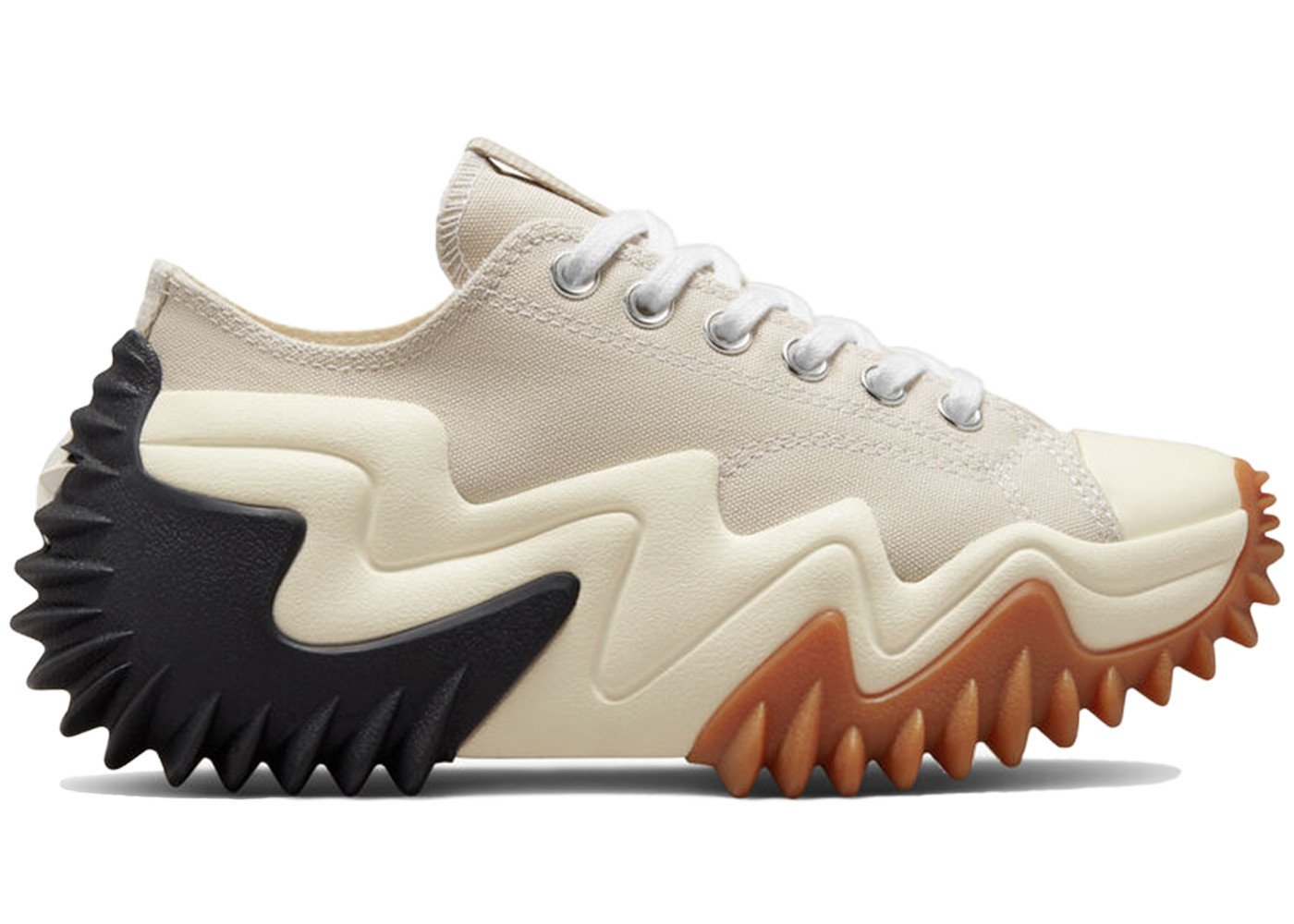 Converse Run Star Motion Platform Low Gum Sneakers in Desert Sand/Black/Egret | StockX