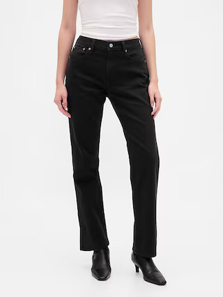High Rise '90s Slim Straight Jeans | Gap (US)