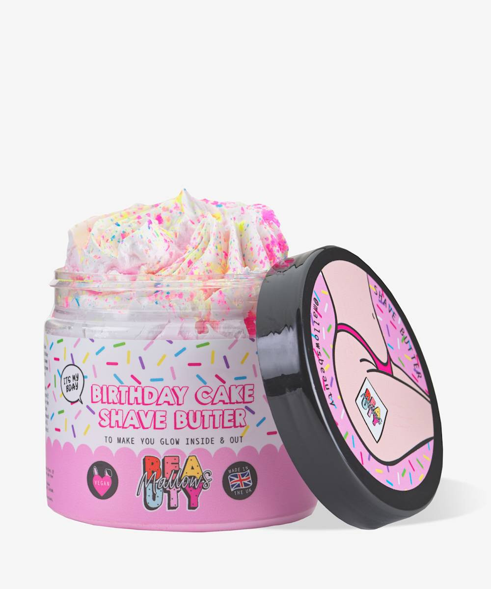 Mallows Beauty  Birthday Cake Shave Butter | Beauty Bay