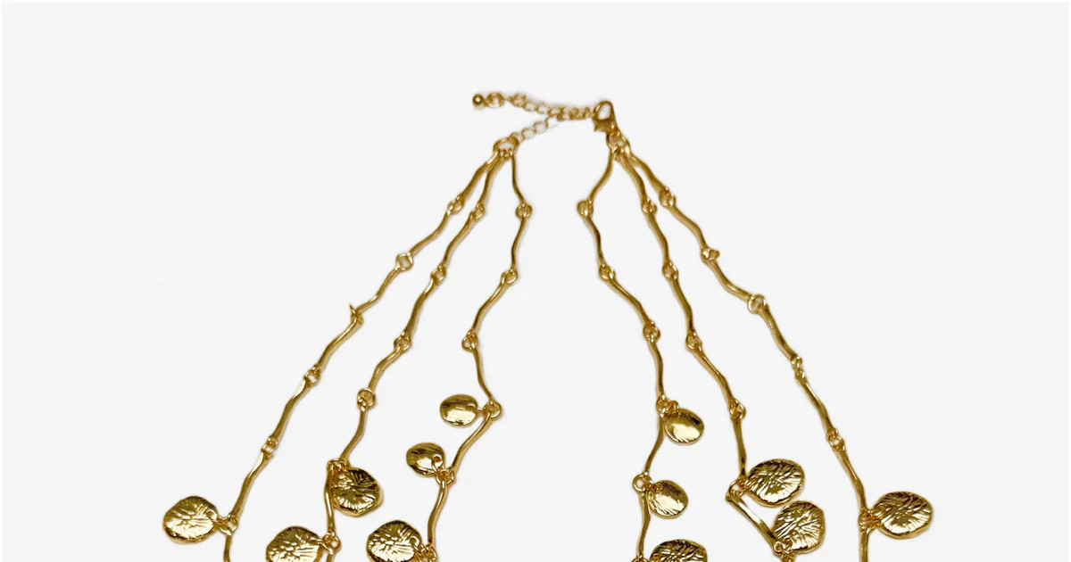 Modern Bohemian Layered Necklace - Gold | Boston Proper | Boston Proper