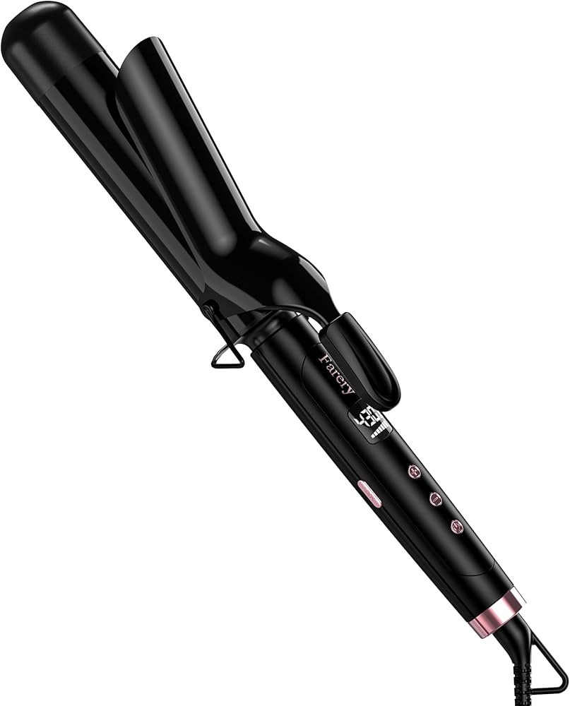 Farery 1.5 inch Curling Iron For Long Hair, Lightweight Long Barrel Curling Iron 1 1/2 Inch, Cera... | Amazon (US)