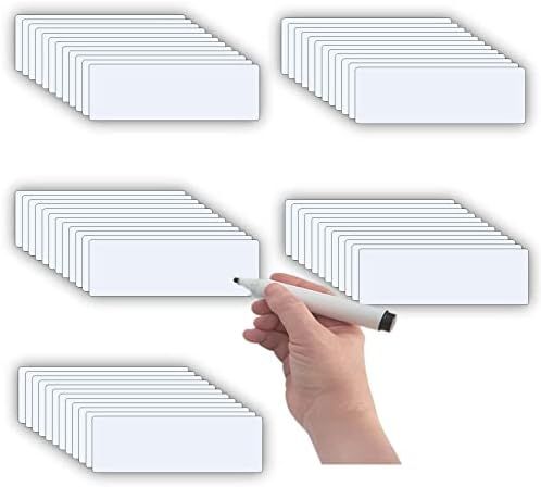 STTMGN Dry Erase Magnetic Labels (1x3",Pack of 60),Write On Magnets Sticker,Real Waterproof/Reusa... | Amazon (US)