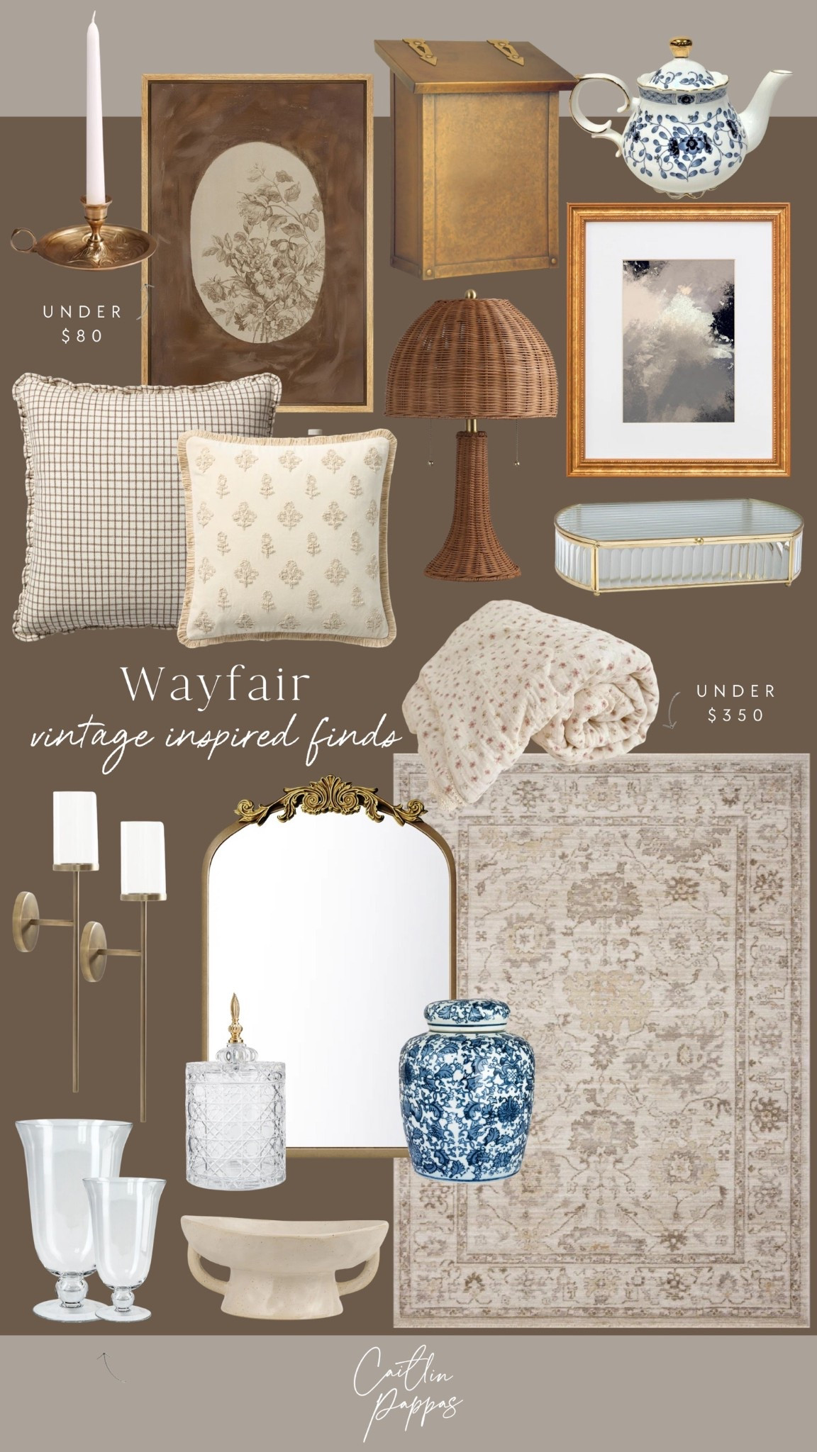 Wayfair vintage inspired finds! Wayfair home, vintage home, neutral home, thrifted home, antique home, cozy home 

#LTKHome