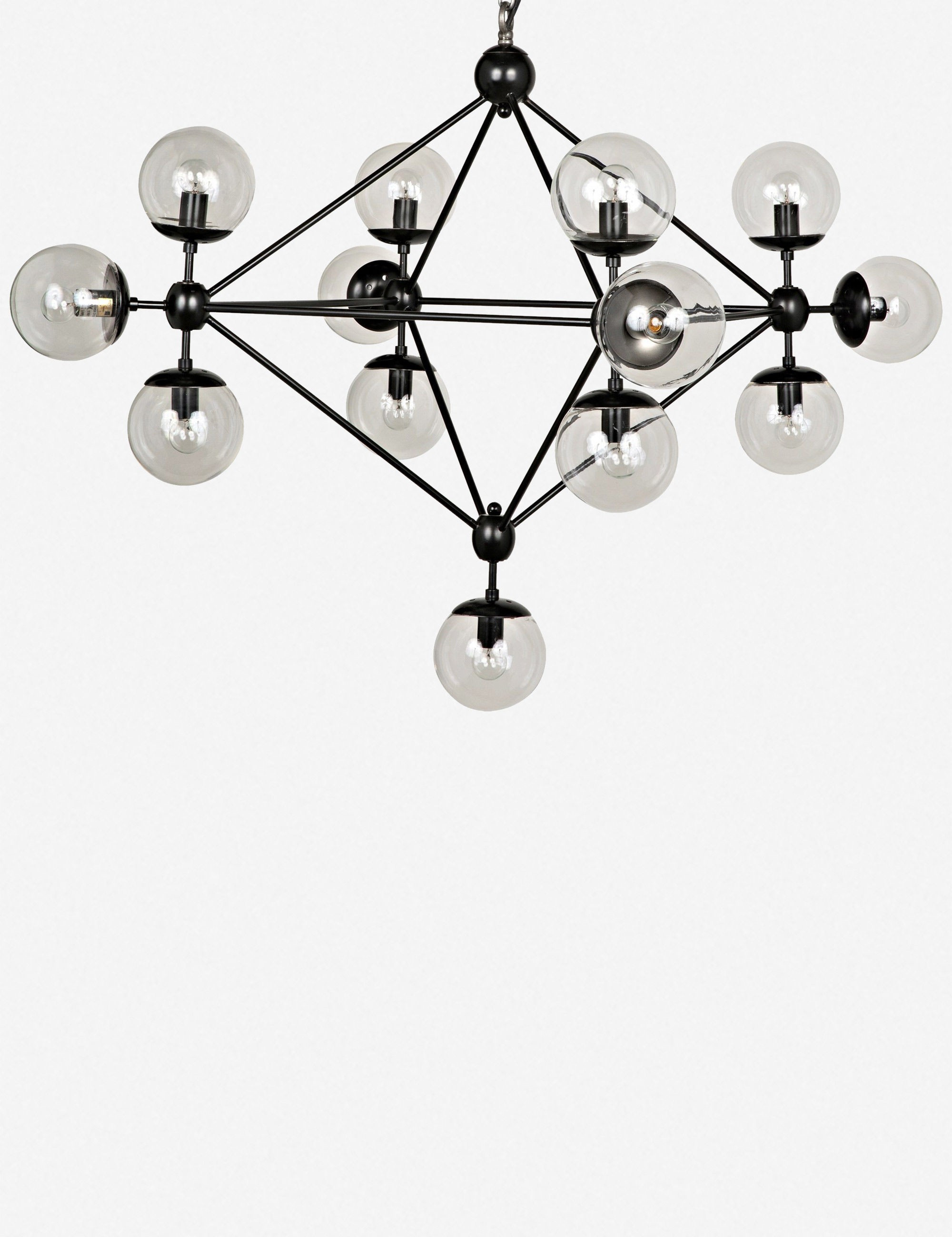 Cannon Chandelier, Black | Lulu and Georgia 
