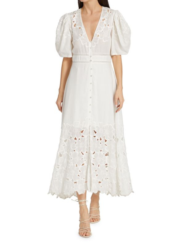Hope Embroidered Maxi Dress | Saks Fifth Avenue OFF 5TH
