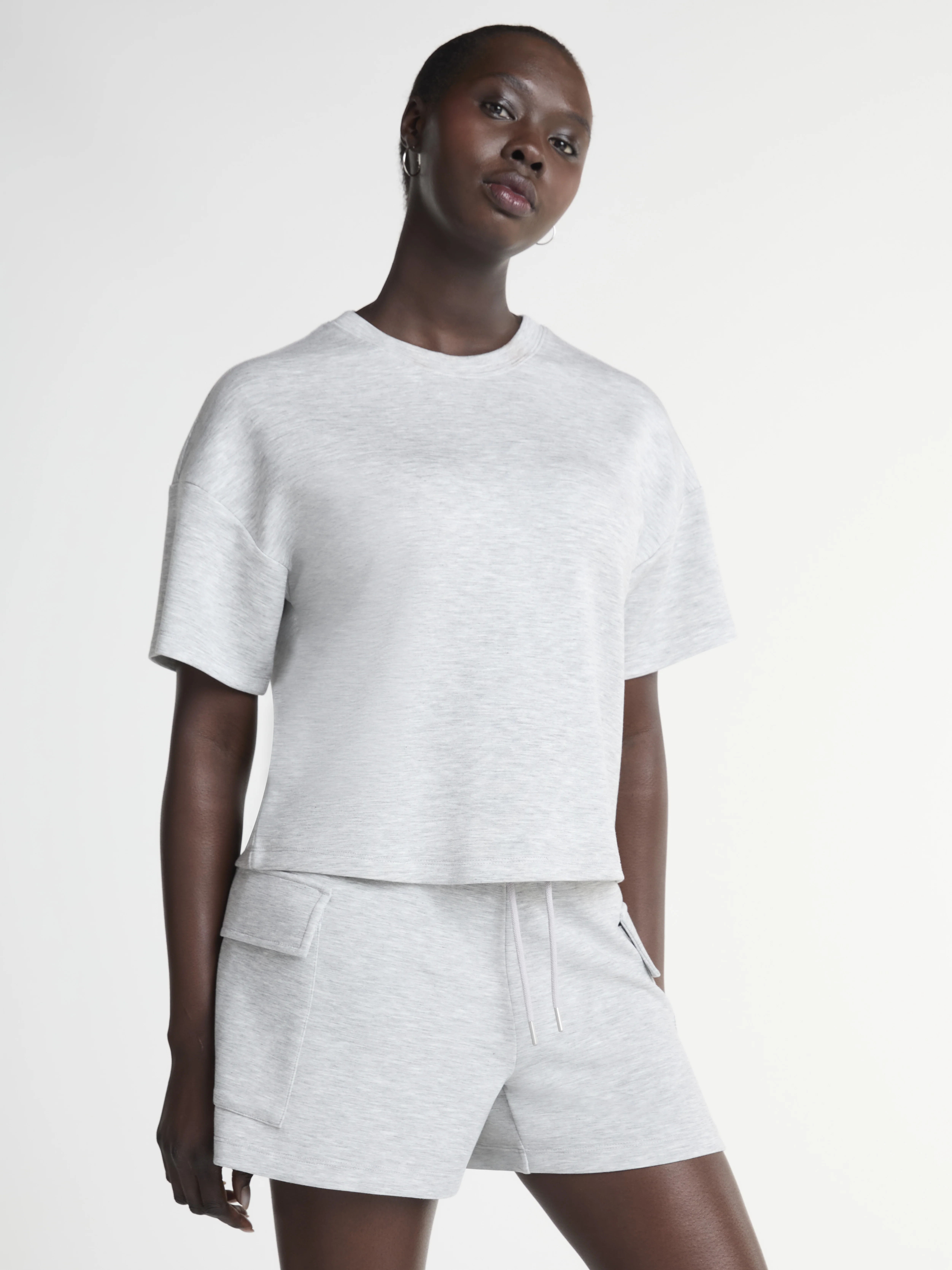 Scoop Women's and Women’s Plus Ultimate ScubaKnit Boxy Tee, Sizes XS-4X | Walmart (US)