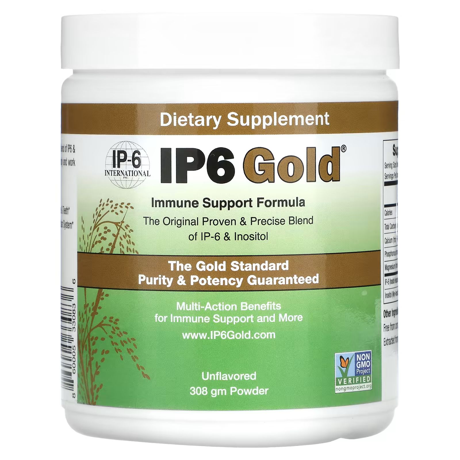 IP6 Gold, Immune Support Formula Powder, Unflavored, 308 g | iHerb