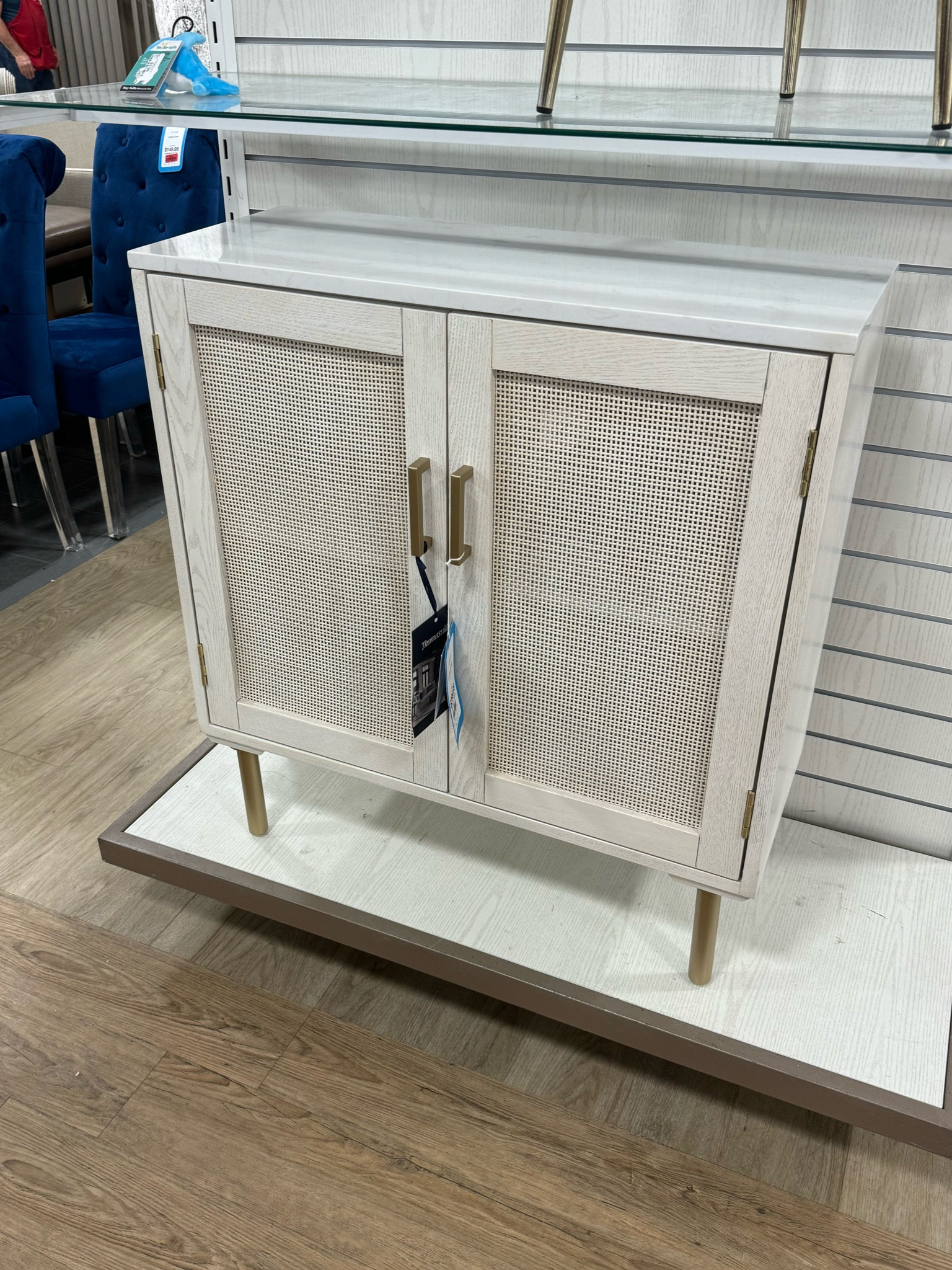 Rattan Accent 2 Door Cabinet 