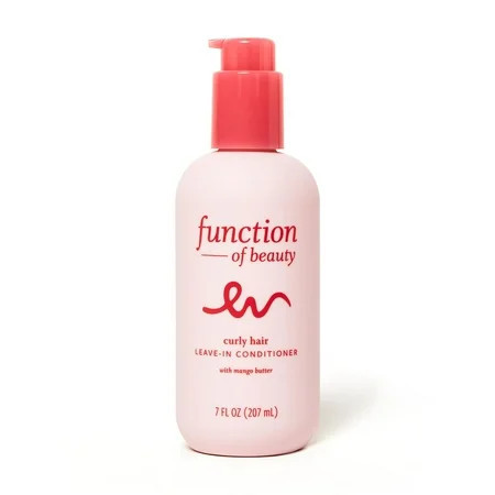 Function of Beauty Curly Hair Leave-in Conditioner Base with Mango Butter, 7 fl oz | Walmart (US)