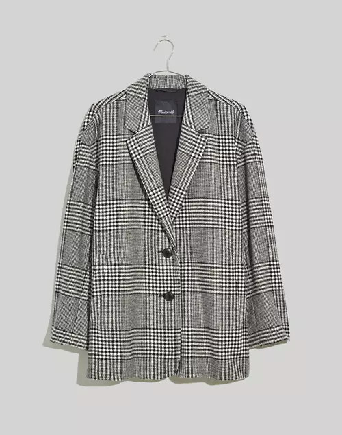 Oversized Dorset Blazer in Adkins Plaid | Madewell