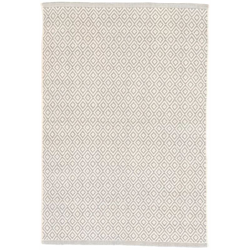 Lattice Geometric Handwoven Cotton Beige/Gray Area Rug | Wayfair Professional