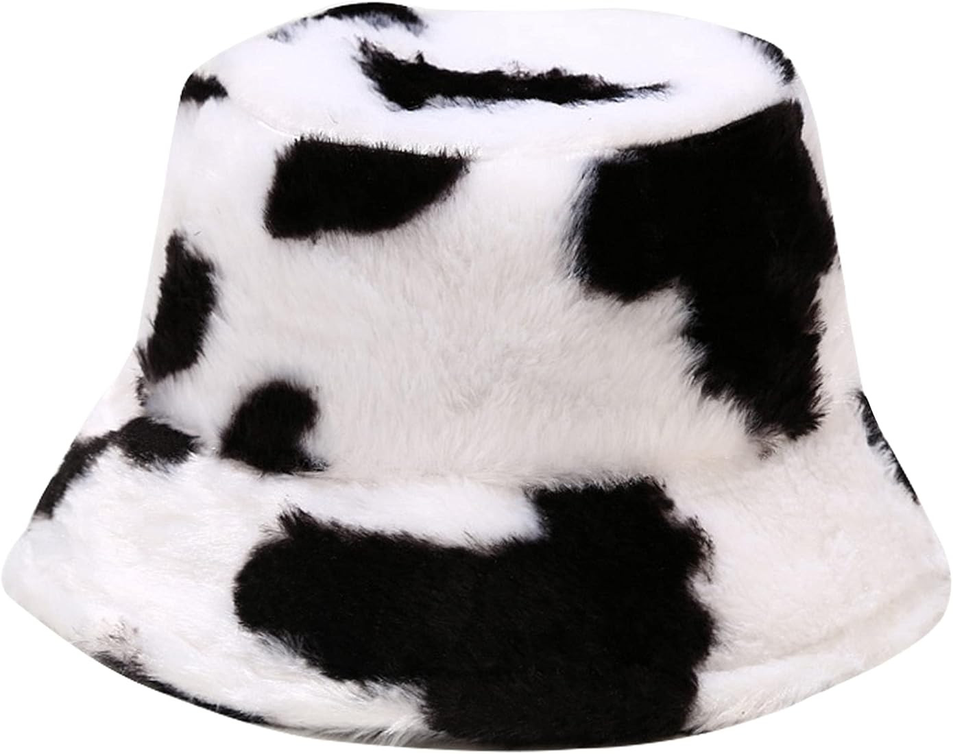 Umeepar Winter Faux Fur Bucket Hat Fluffy Warm Hat for Women Men | Amazon (US)