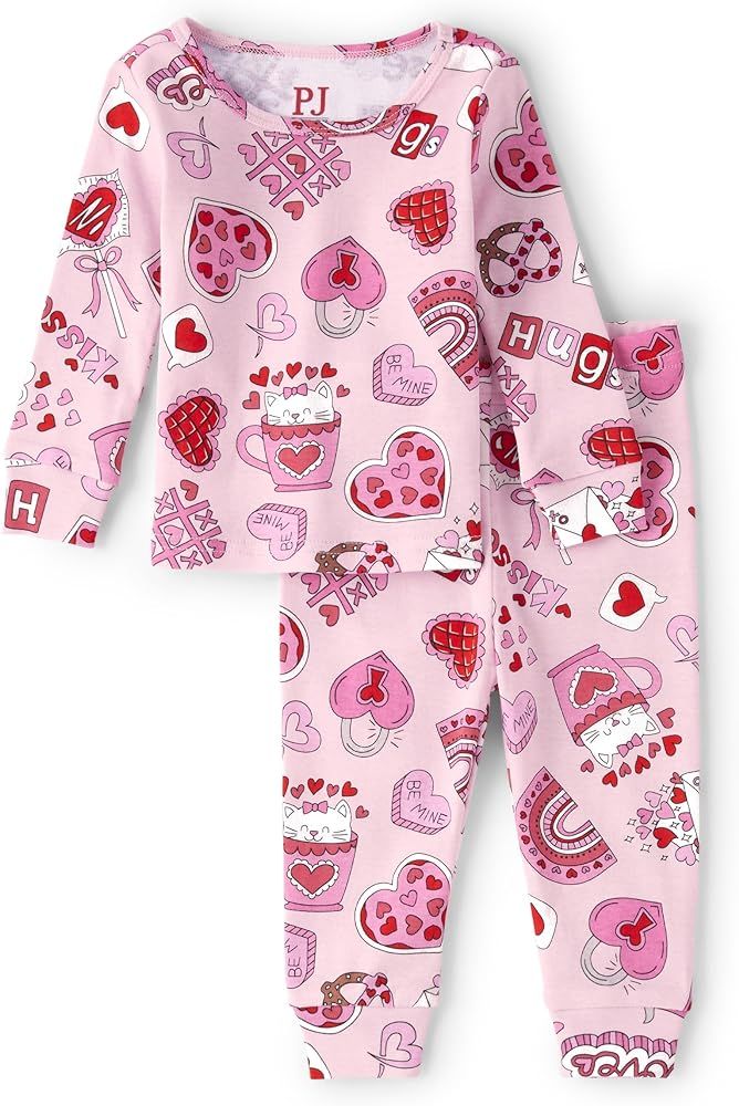 The Children's Place 2 PC Family Matching Pajamas Sets, Snug Fit 100% Cotton, Big Kid, Toddler, B... | Amazon (US)