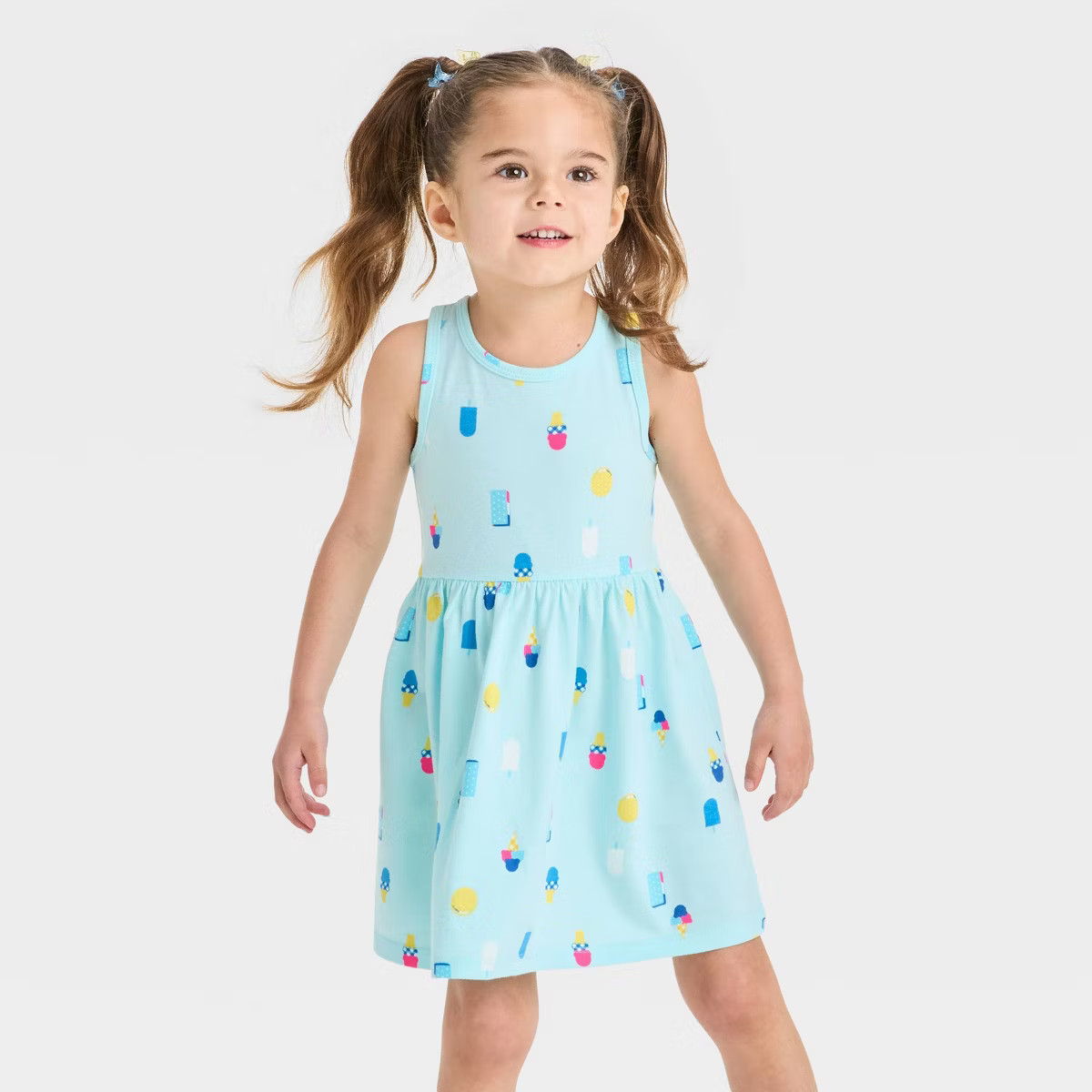 Toddler Girls' Watermelon Tank Dress - Cat & Jack™ Light Pink 4T | Target